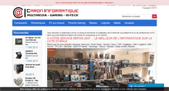 Desktop Screenshot of caron-informatique.fr